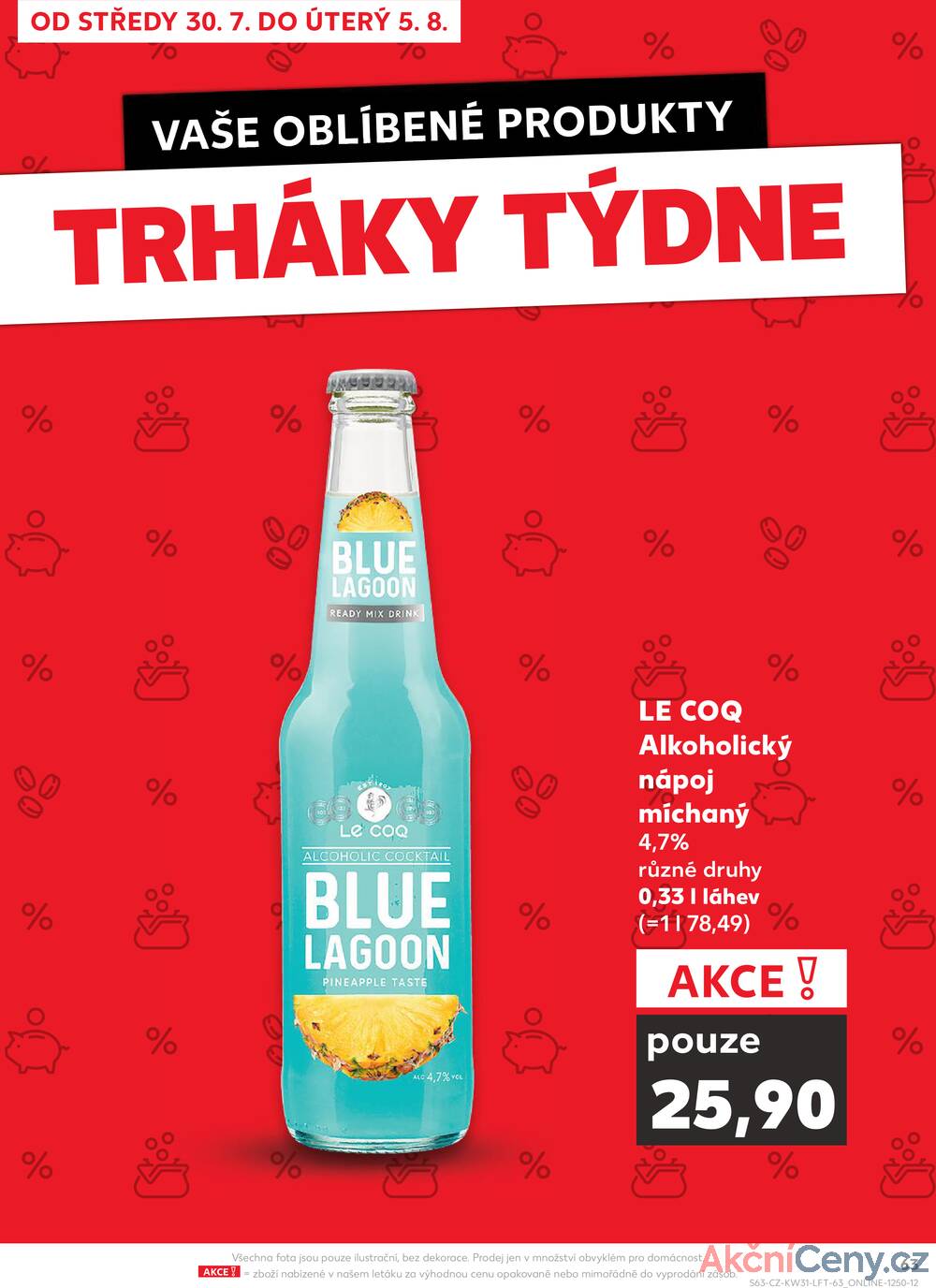 Leták Kaufland - Kaufland 30.7. - 5.8. - Kaufland - Plzeň (Sukova) - strana 63
