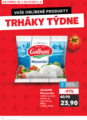 Kaufland 30.7. - 5.8. - Kaufland - Valašské Meziříčí