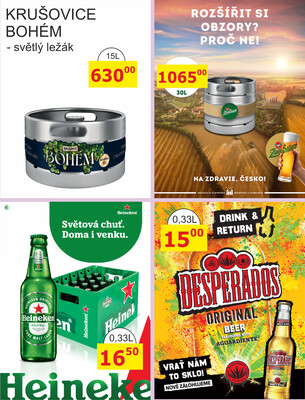 BENE Nápoje od 1.8. do 31.8.2025