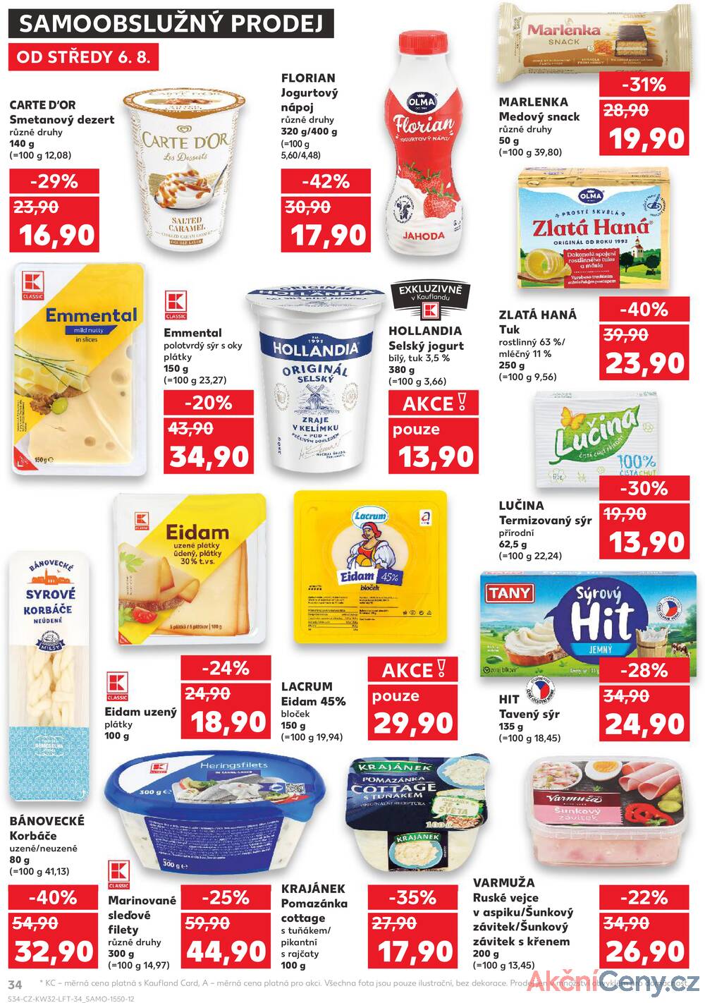 Leták Kaufland - Kaufland 6.8. - 12.8. - Kaufland - Rokycany - strana 34