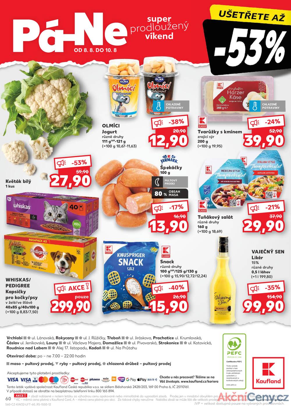 Leták Kaufland - Kaufland 6.8. - 12.8. - Kaufland - Čáslav - strana 60