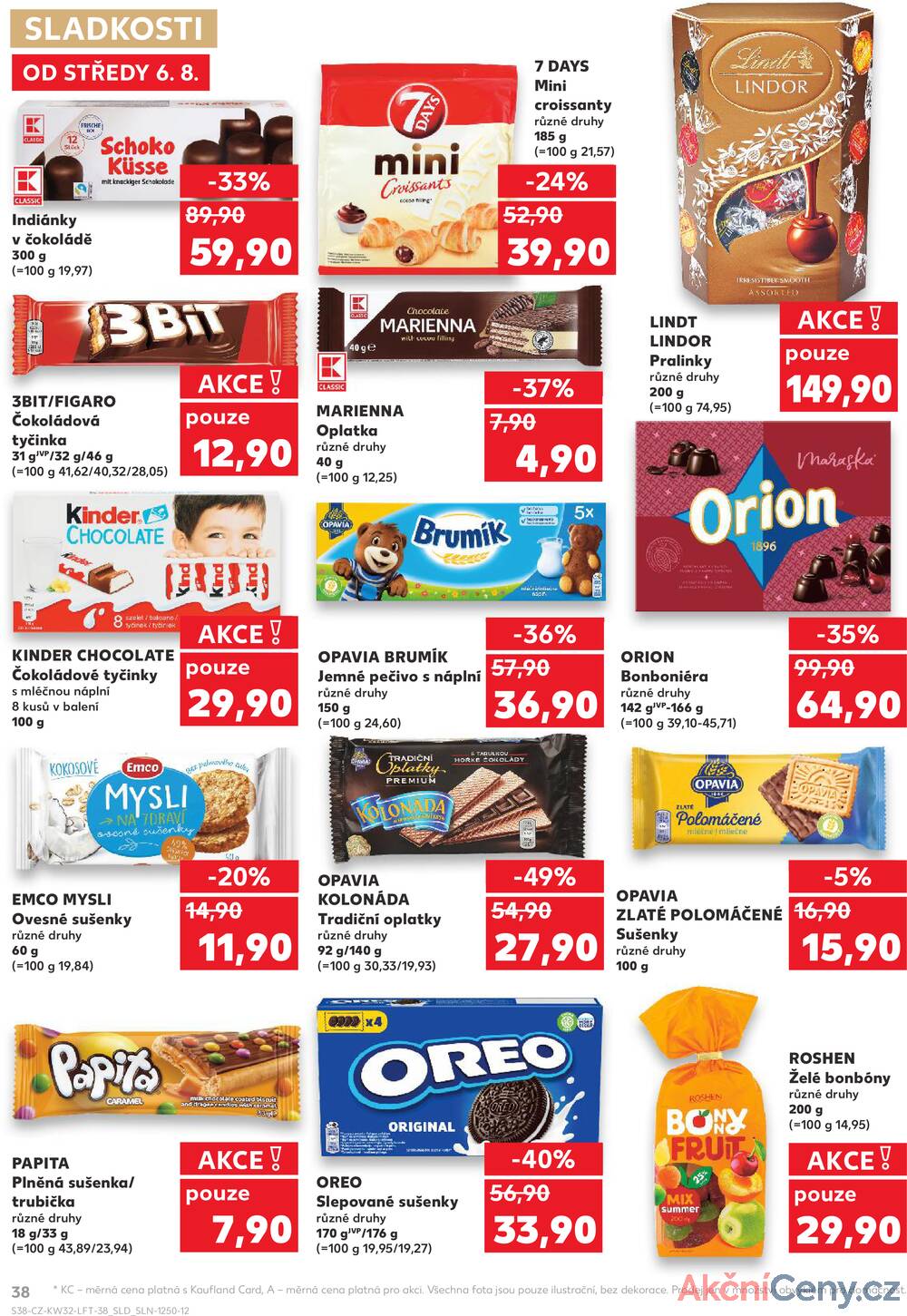 Leták Kaufland - Kaufland 6.8. - 12.8. - Kaufland - Děčín - strana 38