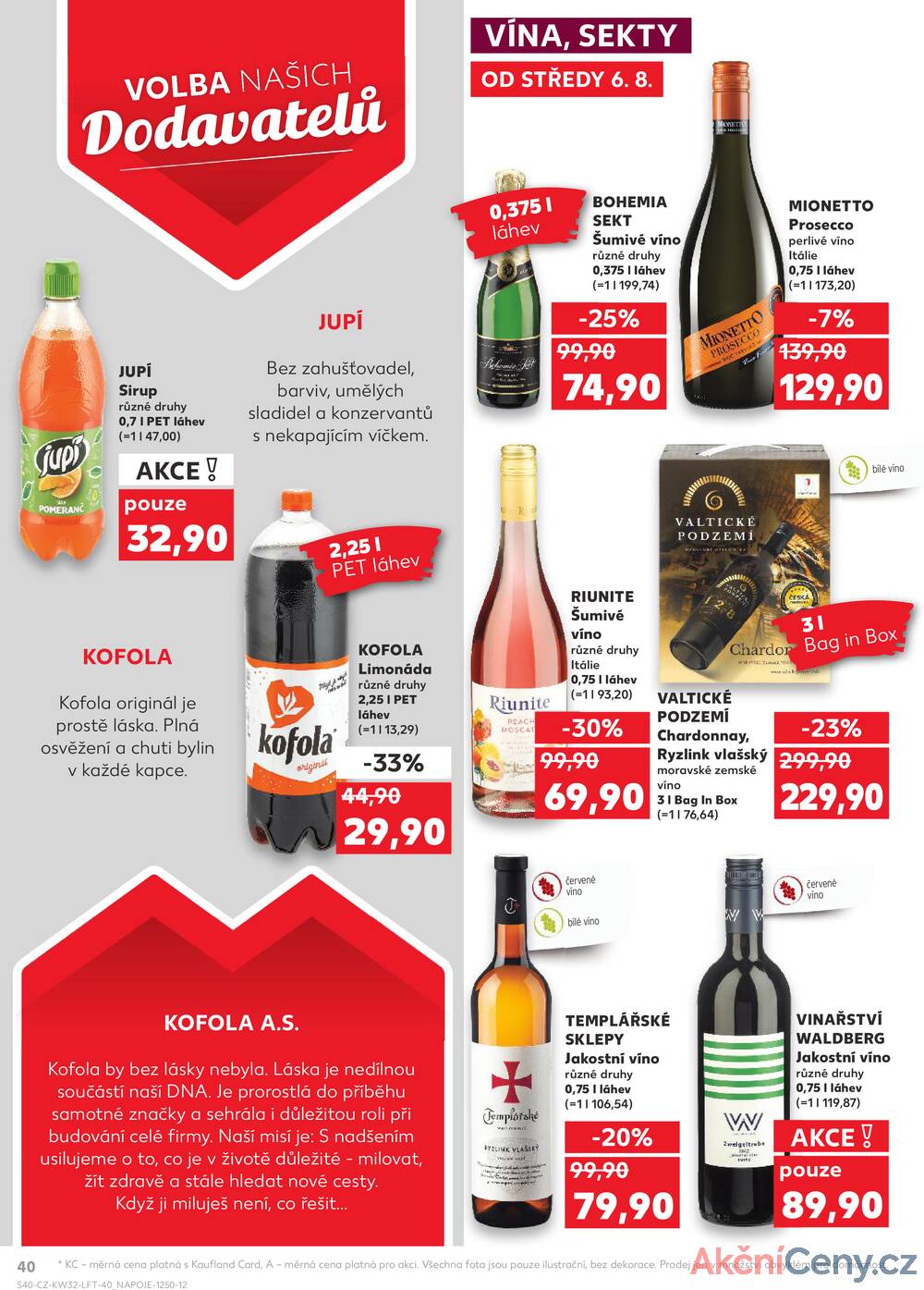 Leták Kaufland - Kaufland 6.8. - 12.8. - Kaufland - Děčín - strana 40