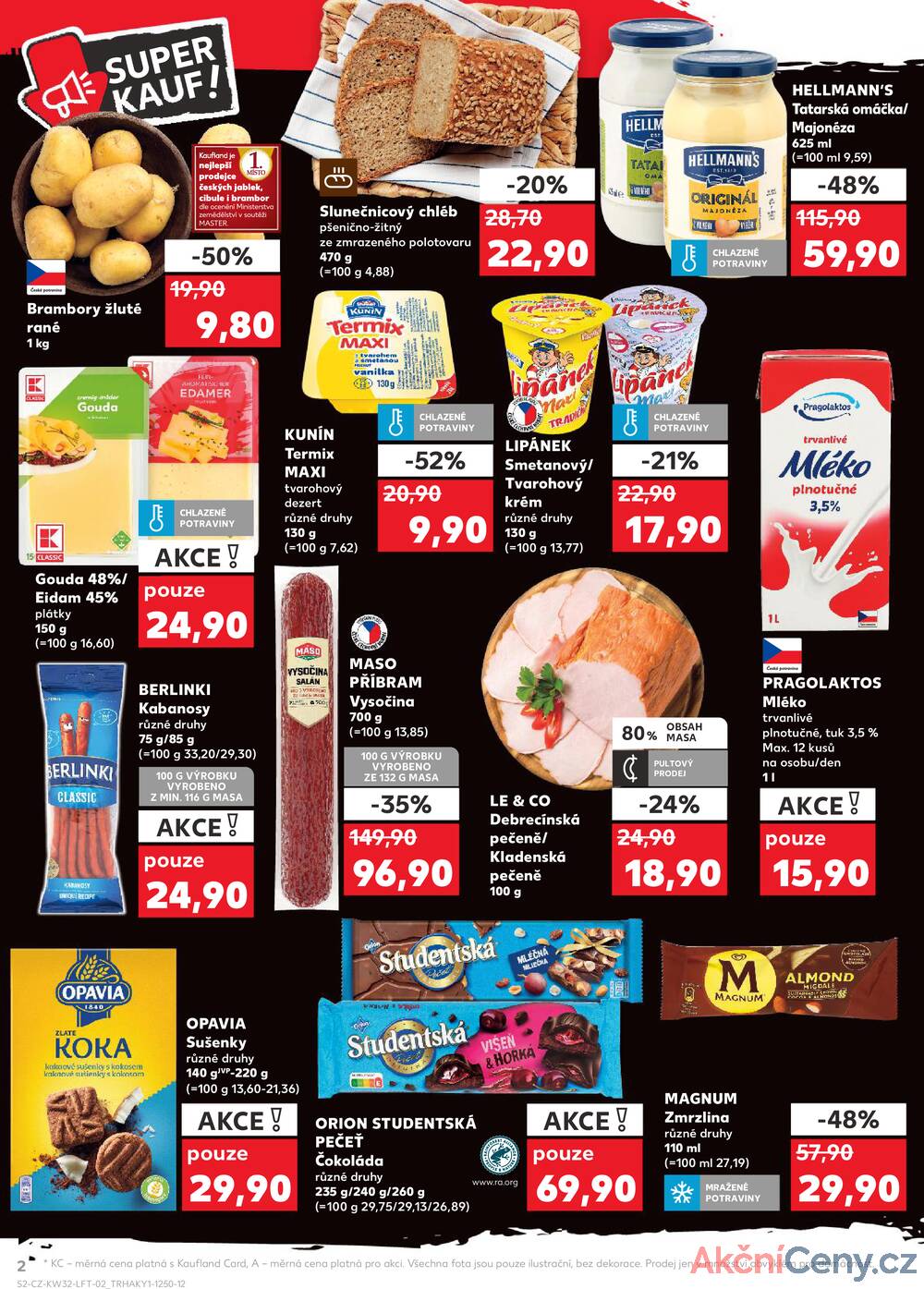 Leták Kaufland - Kaufland 6.8. - 12.8. - Kaufland - Tábor - strana 2