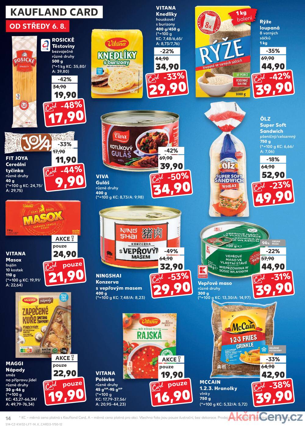 Leták Kaufland - Kaufland 6.8. - 12.8. - Kaufland - Hradec Králové - strana 14