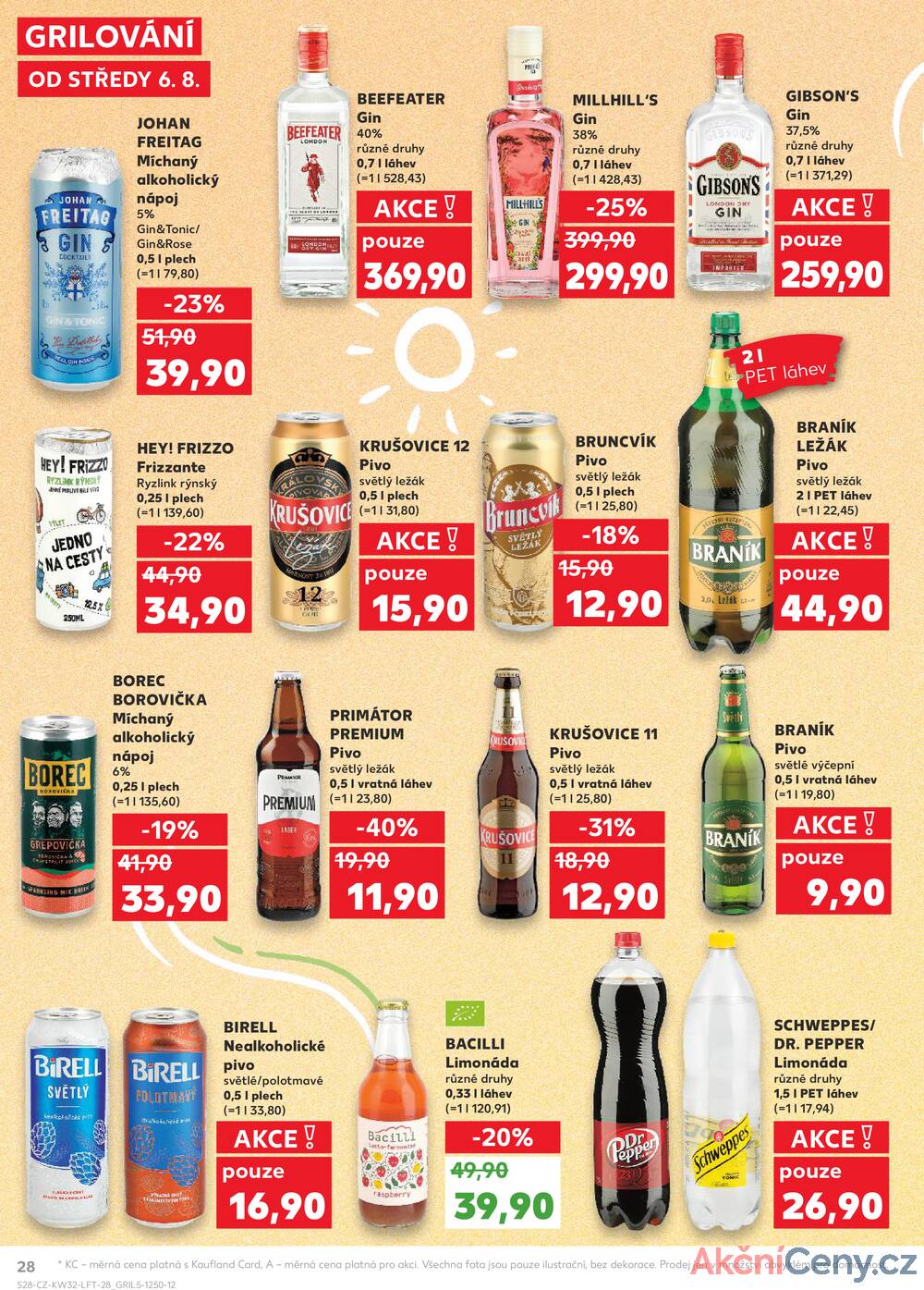 Leták Kaufland - Kaufland 6.8. - 12.8. - Kaufland - Liberec (Dr. M. Horákové) - strana 28