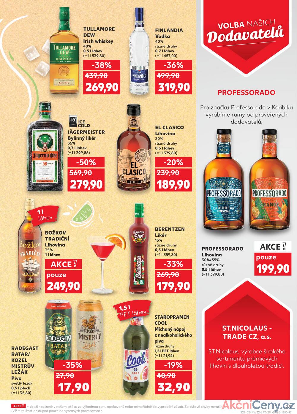 Leták Kaufland - Kaufland 6.8. - 12.8. - Kaufland - Liberec (Dr. M. Horákové) - strana 29