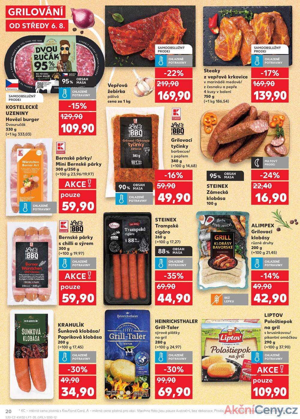 Leták Kaufland - Kaufland 6.8. - 12.8. - Kaufland - Ostrava - Mariánské Hory - strana 20