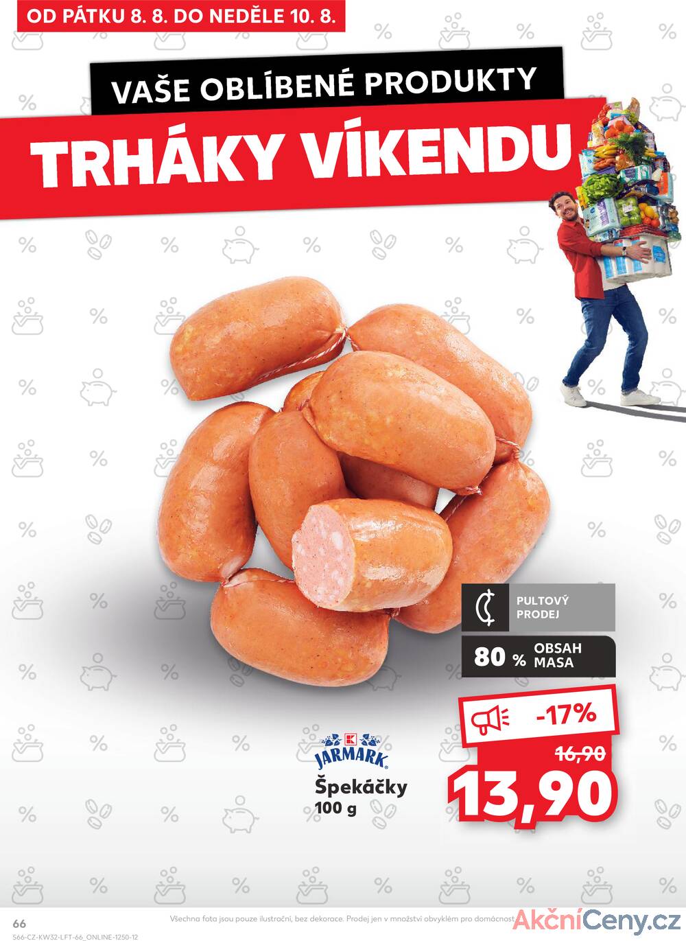 Leták Kaufland - Kaufland 6.8. - 12.8. - Kaufland Praha-Barrandov - strana 66