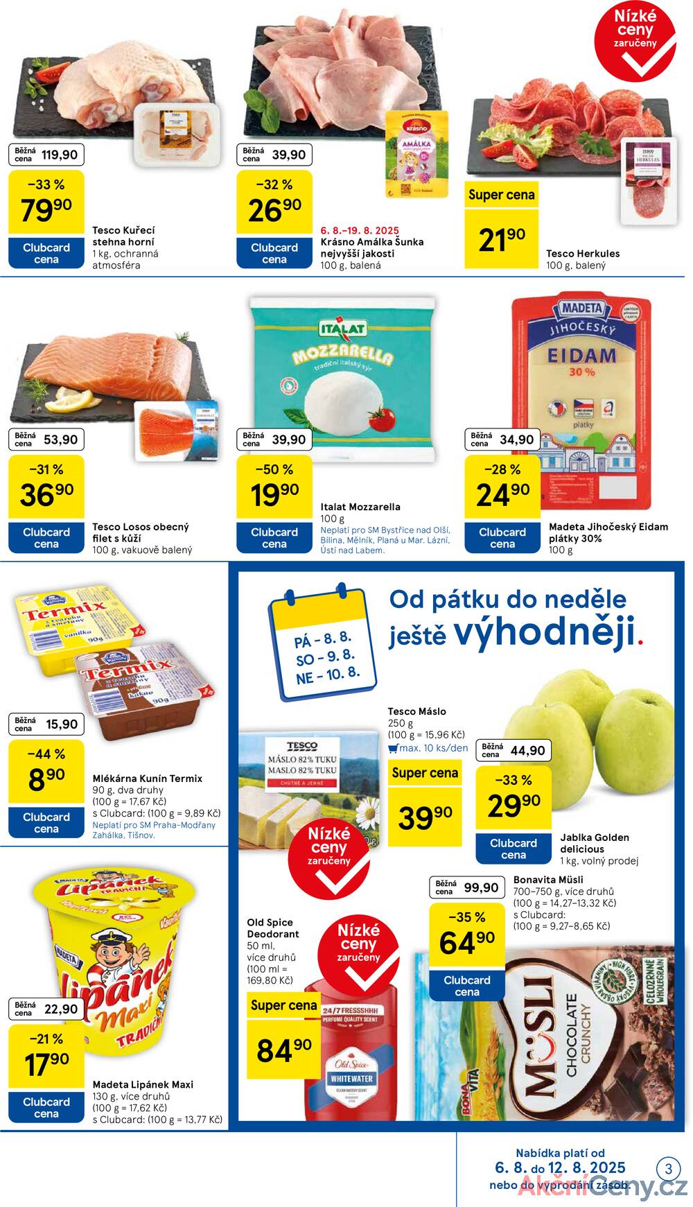 Leták Tesco - Tesco supermarkety od 6.8. do 12.8.2025 - strana 3 Leták Tesco - Tesco supermarkety od 6.8. do 12.8.2025 - strana 3