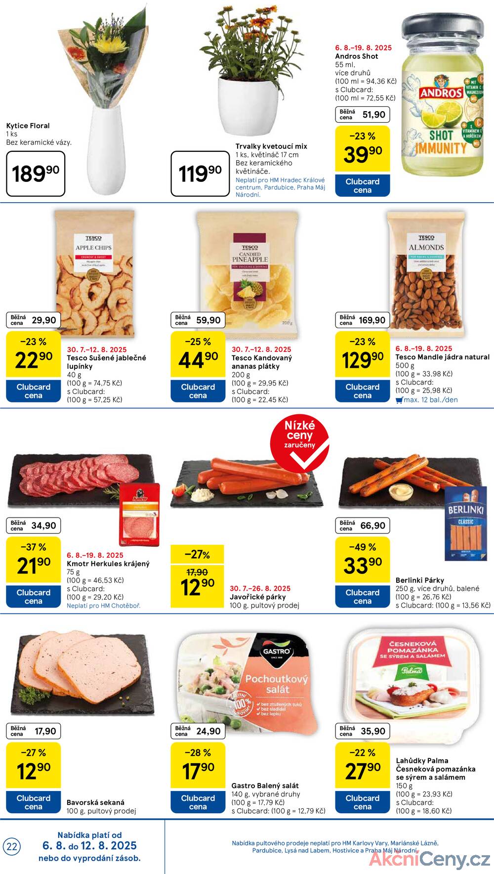 Leták Tesco - Tesco malé hypermarkety od 6.8. do 12.8.2025 - strana 22