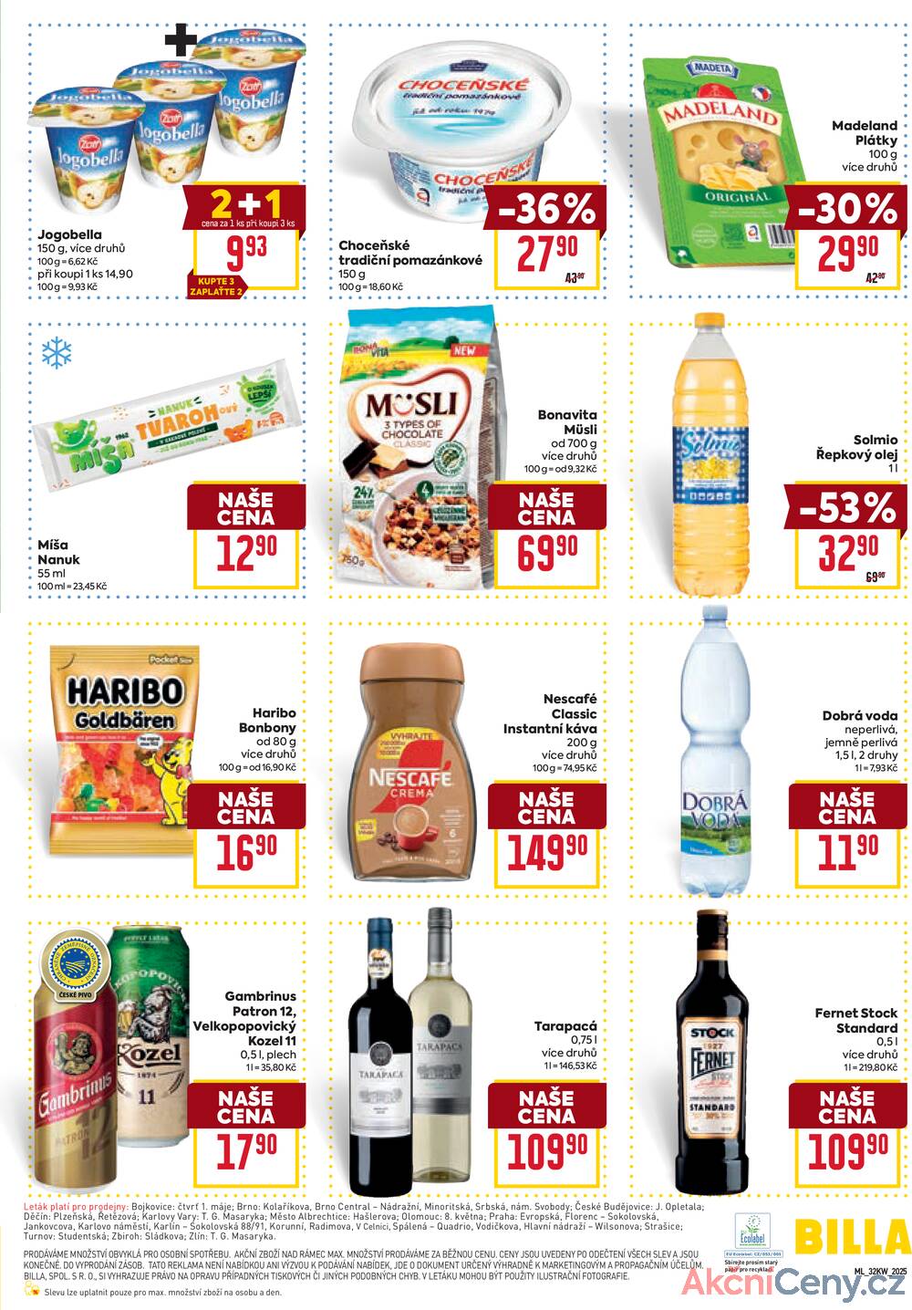 Leták Billa - Billa malý leták od 6.8. do 12.8.2025 - strana 3