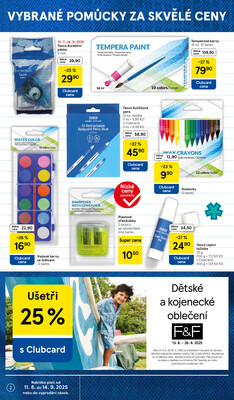 Tesco SPECIÁL velké hypermarkety  od 11.8. do 14.9.2025
