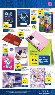 Tesco SPECIÁL velké hypermarkety  od 11.8. do 14.9.2025
