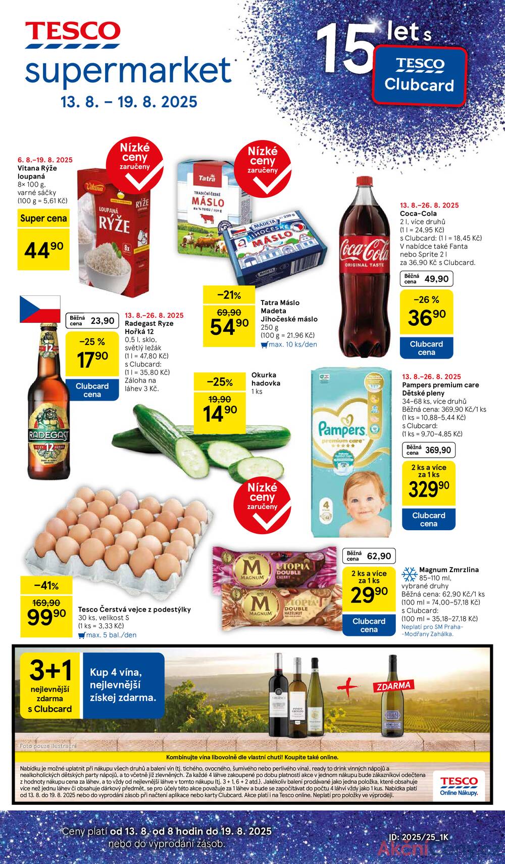 Leták Tesco - Tesco supermarkety od 13.8. do 19.8.2025 - strana 1 Leták Tesco - Tesco supermarkety od 13.8. do 19.8.2025 - strana 1