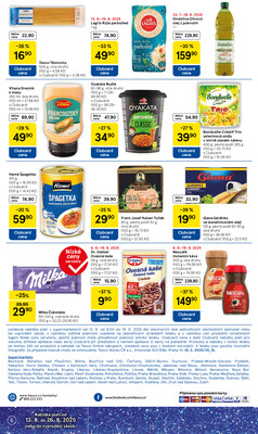 Tesco supermarkety od 13.8. do 19.8.2025