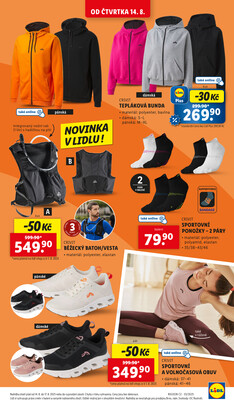 Lidl Čtvrtek od 14.8. do 17.8.2025