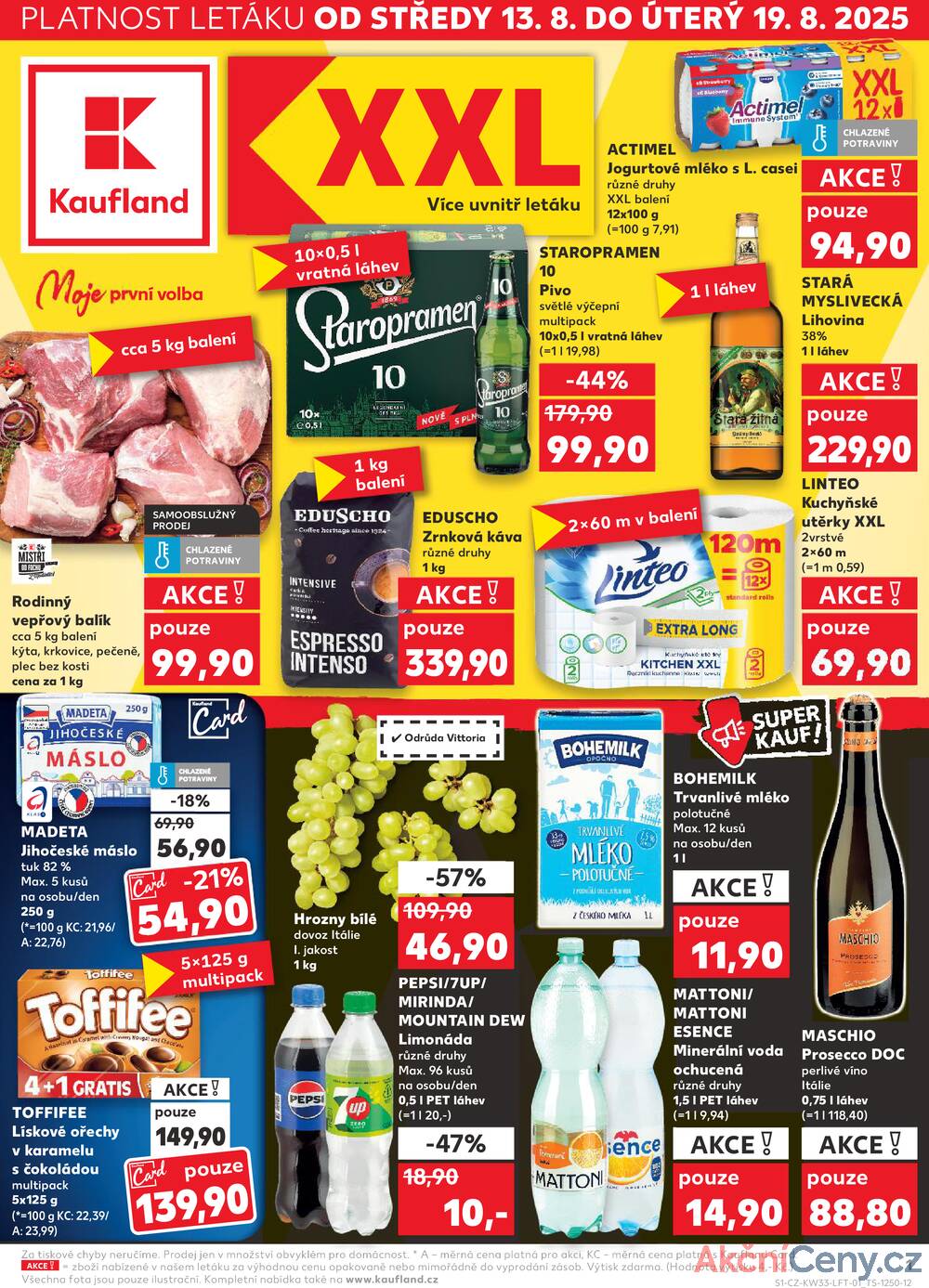 Leták Kaufland - Kaufland 13.8. - 19.8. - Kaufland - Louny - strana 1