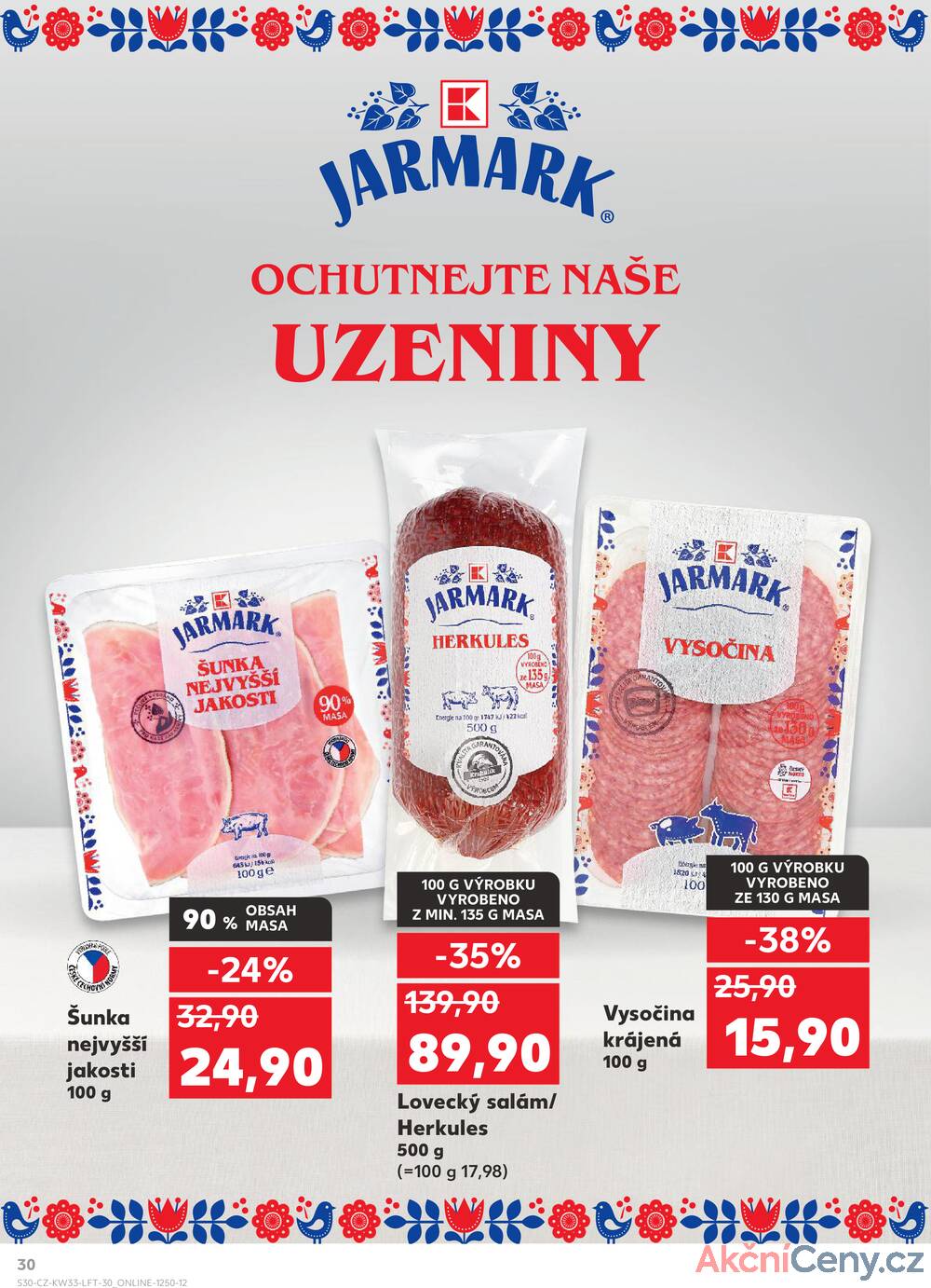 Leták Kaufland - Kaufland 13.8. - 19.8. - Kaufland - Náchod - strana 30