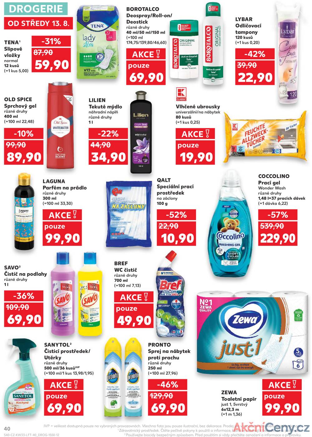 Leták Kaufland - Kaufland 13.8. - 19.8. - Kaufland - Náchod - strana 40