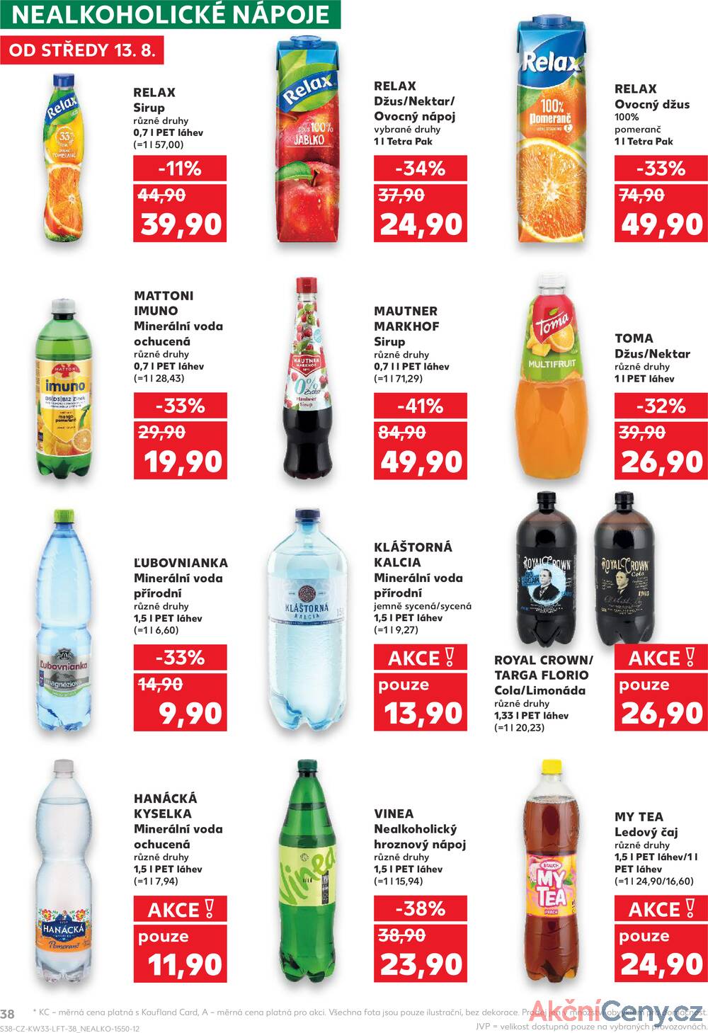 Leták Kaufland - Kaufland 13.8. - 19.8. - Kaufland - Chrudim - strana 38