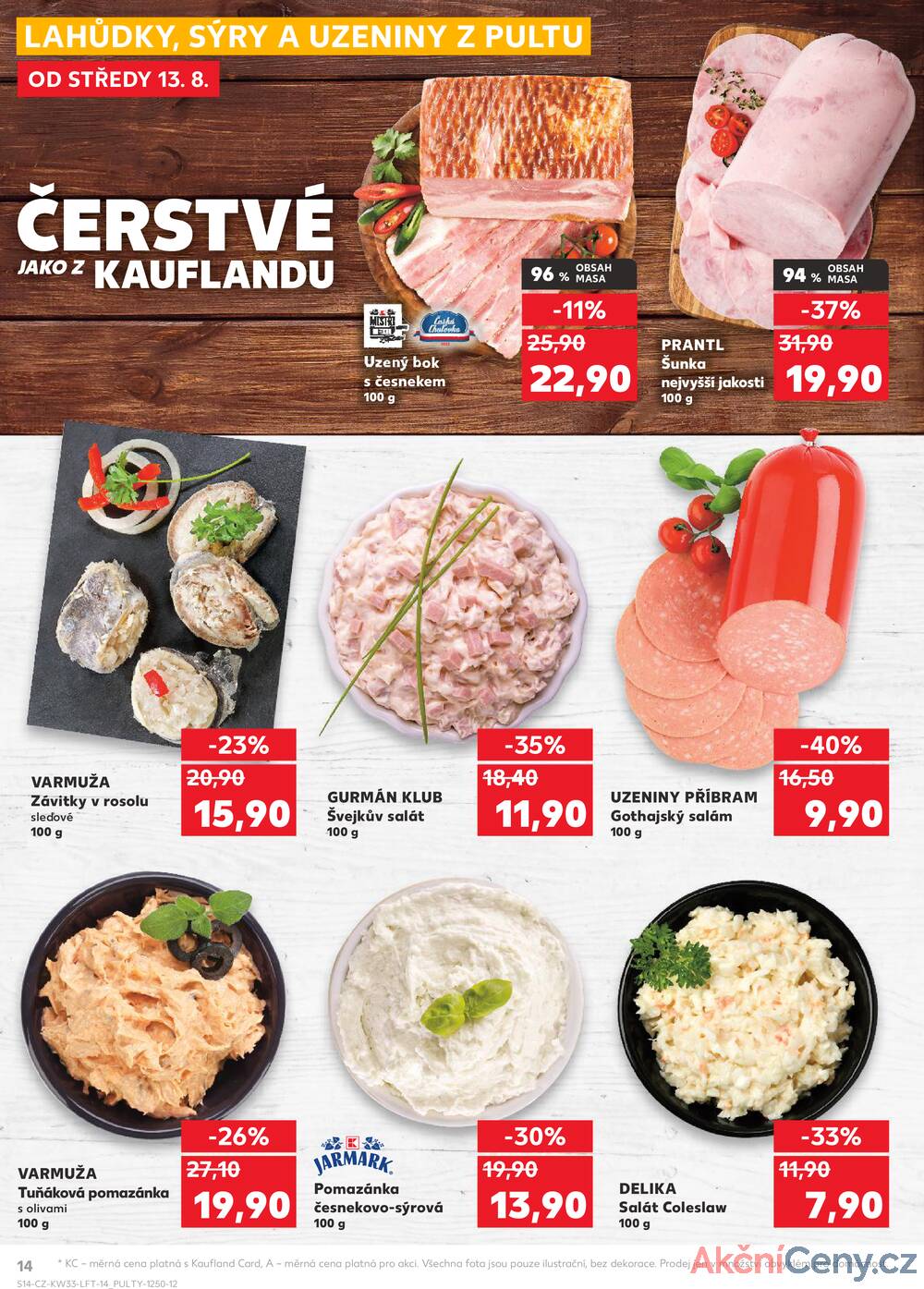 Leták Kaufland - Kaufland 13.8. - 19.8. - Kaufland - Tábor - strana 14