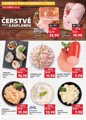 Kaufland 13.8. - 19.8. - Kaufland - Jablonec nad Nisou (U Kostela)