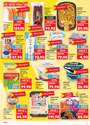 Kaufland 13.8. - 19.8. - Kaufland - Jablonec nad Nisou (U Kostela)