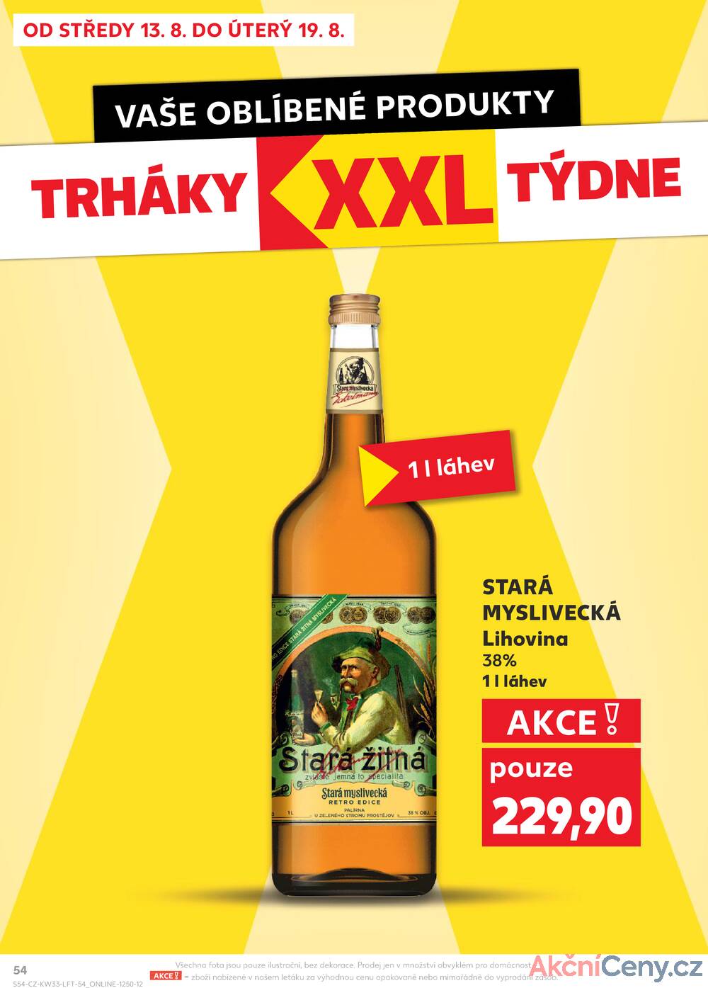 Leták Kaufland - Kaufland 13.8. - 19.8. - Kaufland - Hodonín (Konečná) - strana 54
