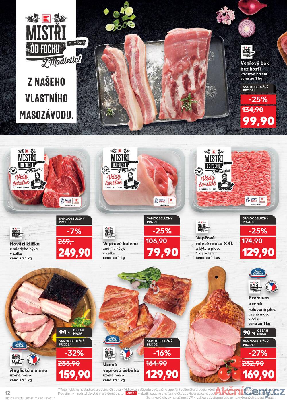 Leták Kaufland - Kaufland 13.8. - 19.8. - Kaufland - Ostrava - Zábřeh - strana 12