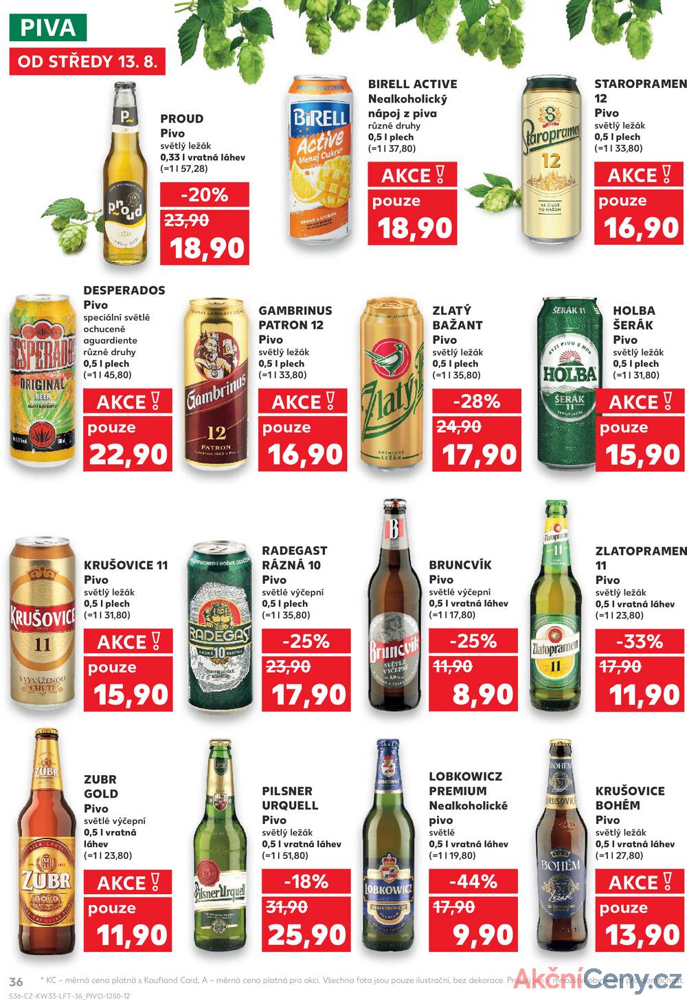 Leták Kaufland - Kaufland 13.8. - 19.8. - Kaufland - Ostrava - Zábřeh - strana 36