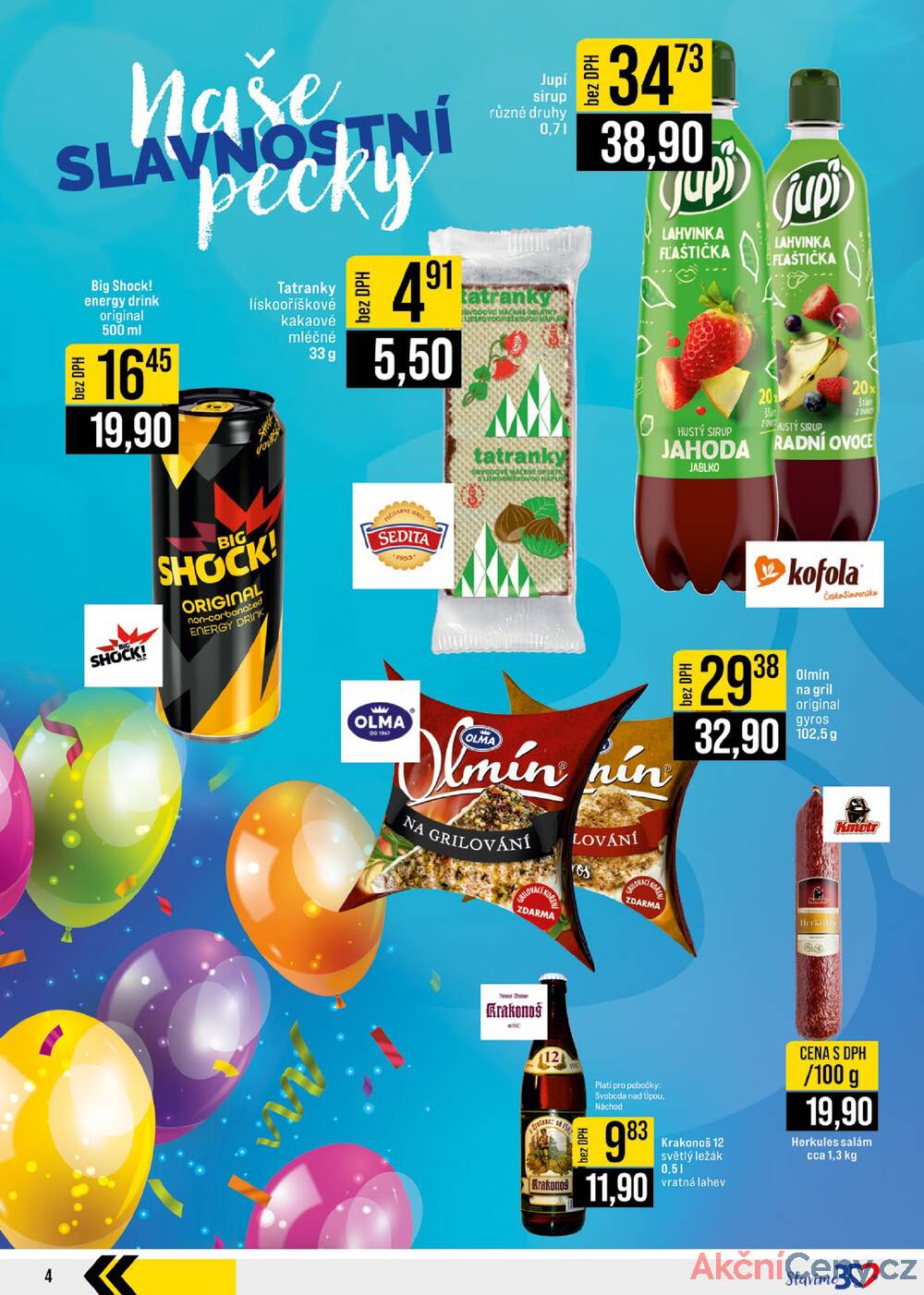 Leták JIP - JIP Cash & Carry České Budějovice, Most, Náchod, Polička, Sušice a Svoboda nad Úpou od 13.8. do 19.8.2025 - strana 4