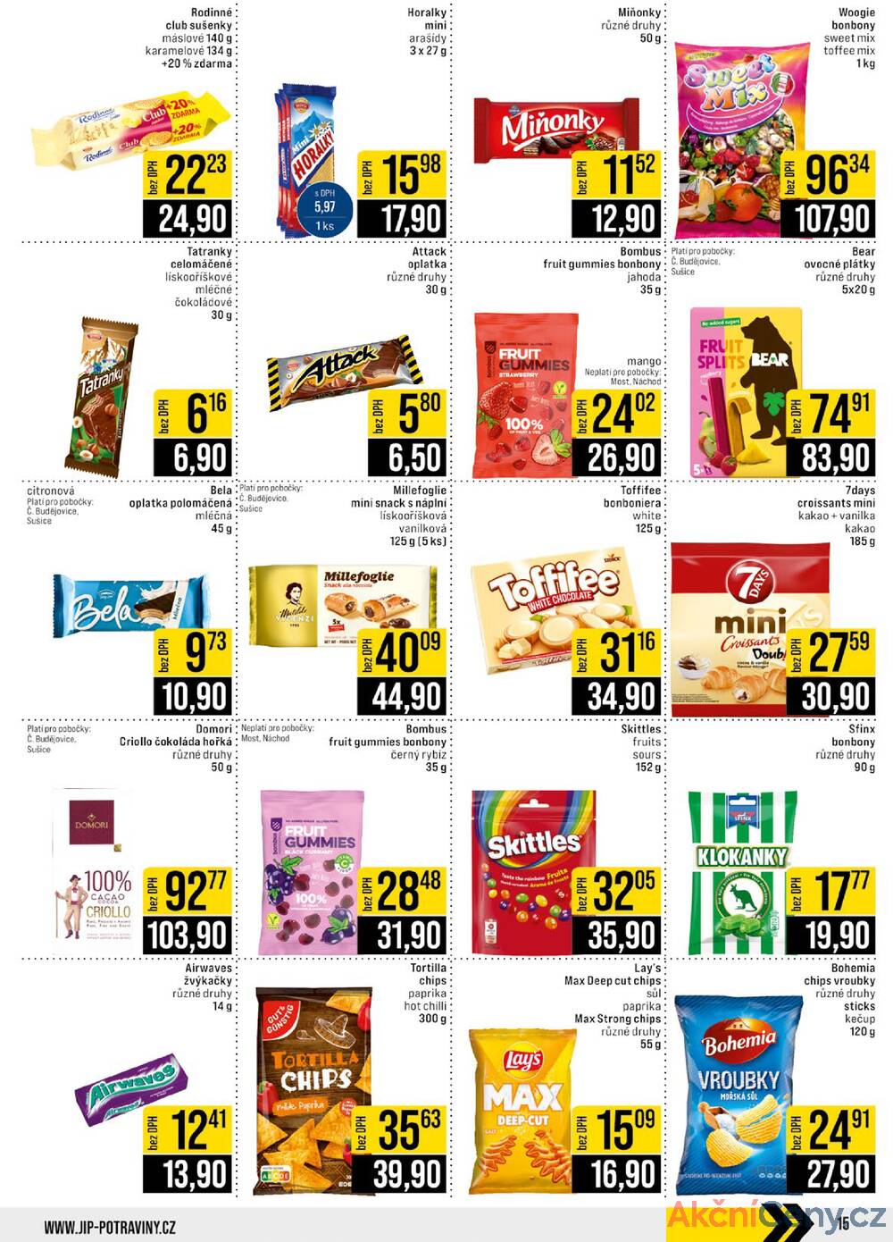 Leták JIP - JIP Cash & Carry České Budějovice, Most, Náchod, Polička, Sušice a Svoboda nad Úpou od 13.8. do 19.8.2025 - strana 15