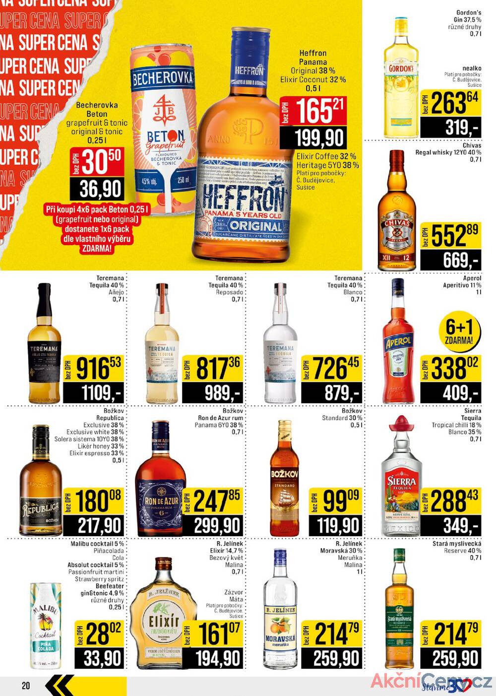 Leták JIP - JIP Cash & Carry České Budějovice, Most, Náchod, Polička, Sušice a Svoboda nad Úpou od 13.8. do 19.8.2025 - strana 20