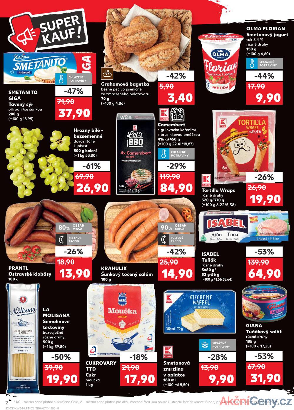 Leták Kaufland - Kaufland 20.8. - 26.8. - Kaufland - Příbram - strana 2