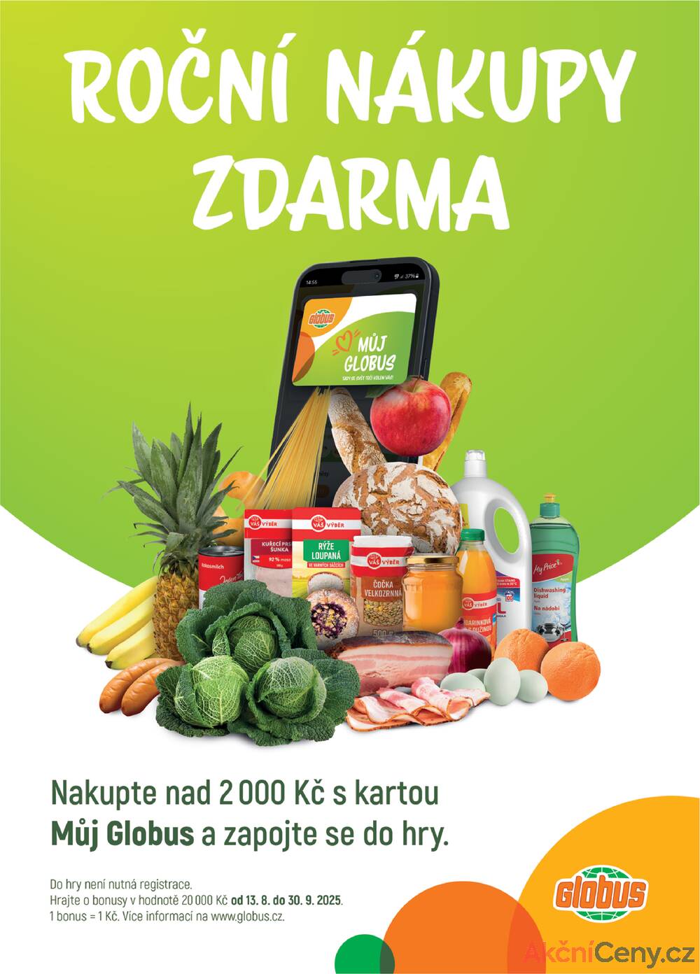 Leták Globus - Akční leták Globus 20.8. - 26.8.2025 - Globus Praha - Centrum Černý Most - strana 36