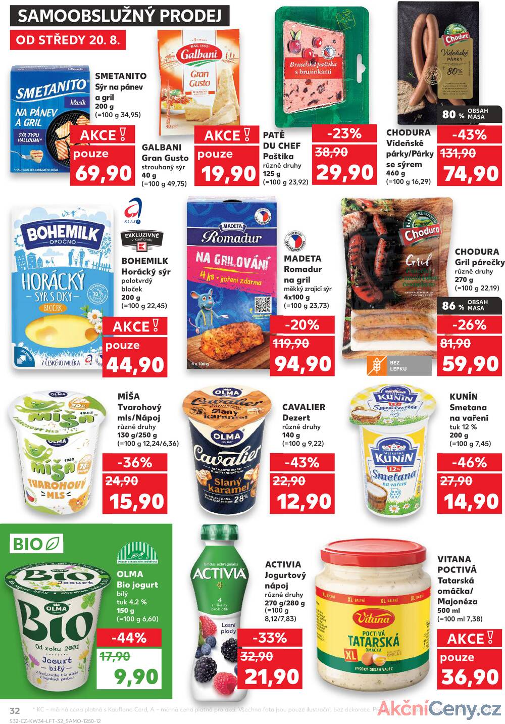 Leták Kaufland - Kaufland 20.8. - 26.8. - Kaufland - Jablonec nad Nisou (Jateční) - strana 32