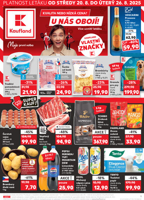 Leták Kaufland 20.8. - 26.8. - Kaufland - Česká Třebová