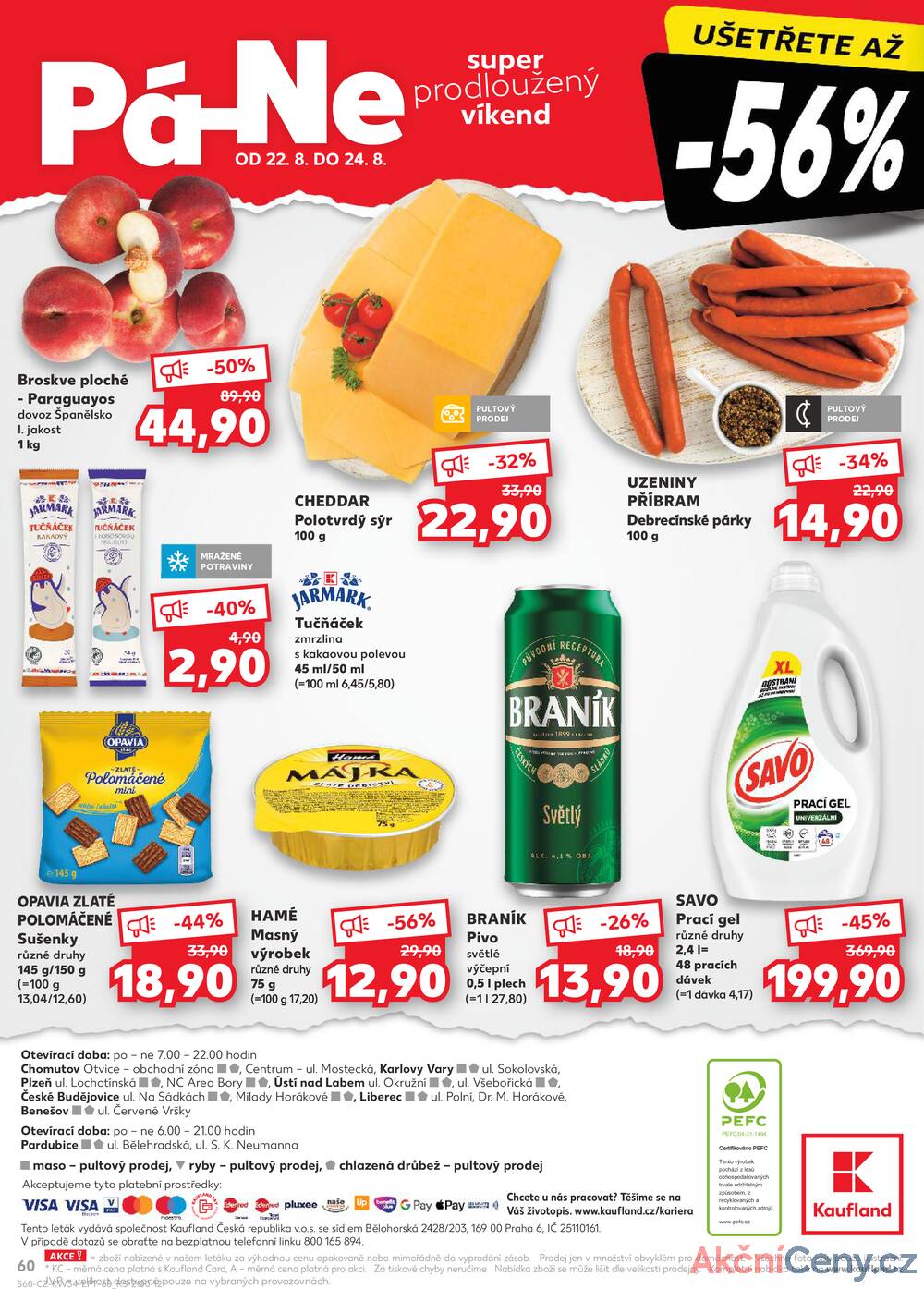 Leták Kaufland - Kaufland 20.8. - 26.8. - Kaufland - Pardubice (S. K. Neumanna) - strana 60