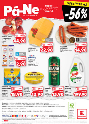 Kaufland 20.8. - 26.8. - Kaufland - Žďár nad Sázavou