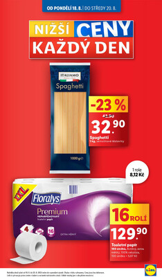 Lidl od 18.8. do 20.8.2025