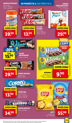 Lidl od 18.8. do 20.8.2025
