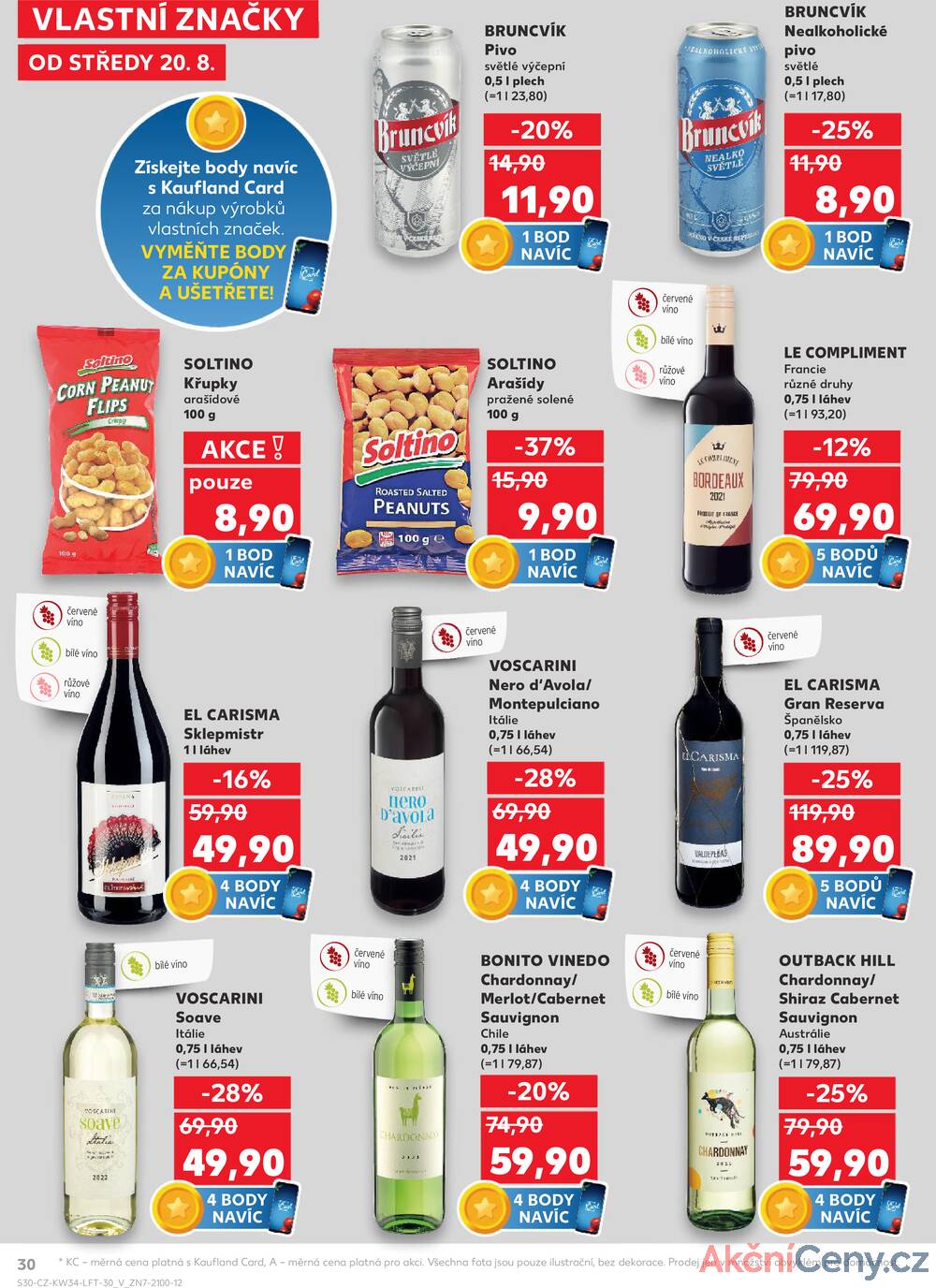 Leták Kaufland - Kaufland 20.8. - 26.8. - Kaufland - Plzeň (Lochotínská) - strana 30