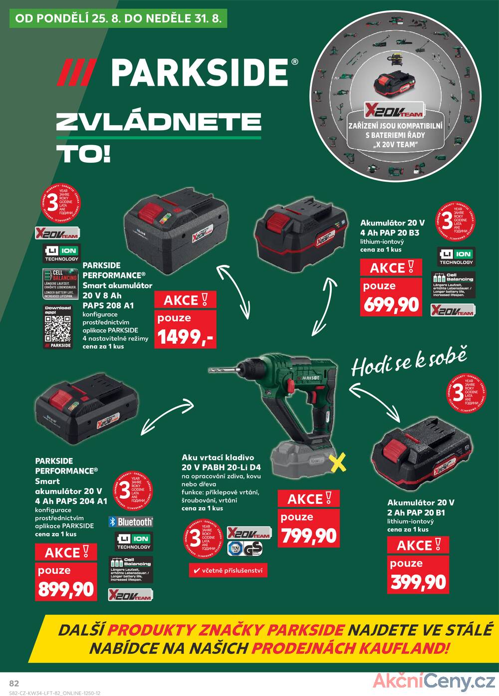 Leták Kaufland - Kaufland 20.8. - 26.8. - Kaufland - Velké Meziříčí - strana 82
