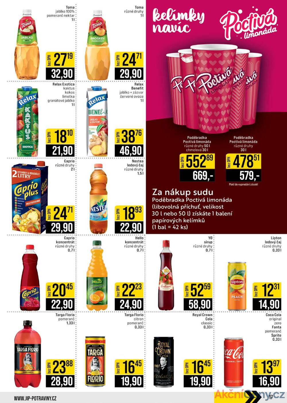 Leták JIP - JIP Cash & Carry Brno, Praha, Ostrava od 20.8. do 26.8.2025 - strana 17