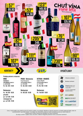 JIP Cash & Carry Brno, Praha, Ostrava od 20.8. do 26.8.2025