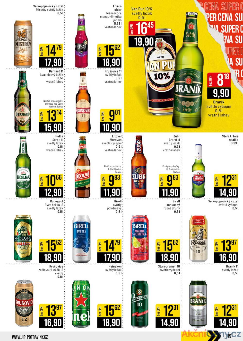 Leták JIP - JIP Cash & Carry České Budějovice, Most, Náchod, Polička, Sušice a Svoboda nad Úpou od 20.8. do 26.8.2025 - strana 19 Leták JIP - JIP Cash & Carry České Budějovice, Most, Náchod, Polička, Sušice a Svoboda nad Úpou od 20.8. do 26.8.2025 - strana 19
