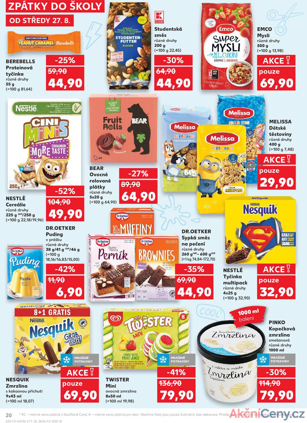 Leták Kaufland - Kaufland 27.8. - 2.9. - Kaufland - Čáslav - strana 20