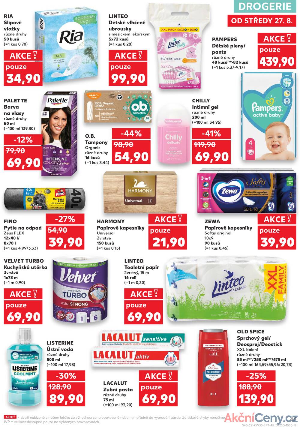 Leták Kaufland - Kaufland 27.8. - 2.9. - Kaufland - Zlín ( OC Čepkov) - strana 45