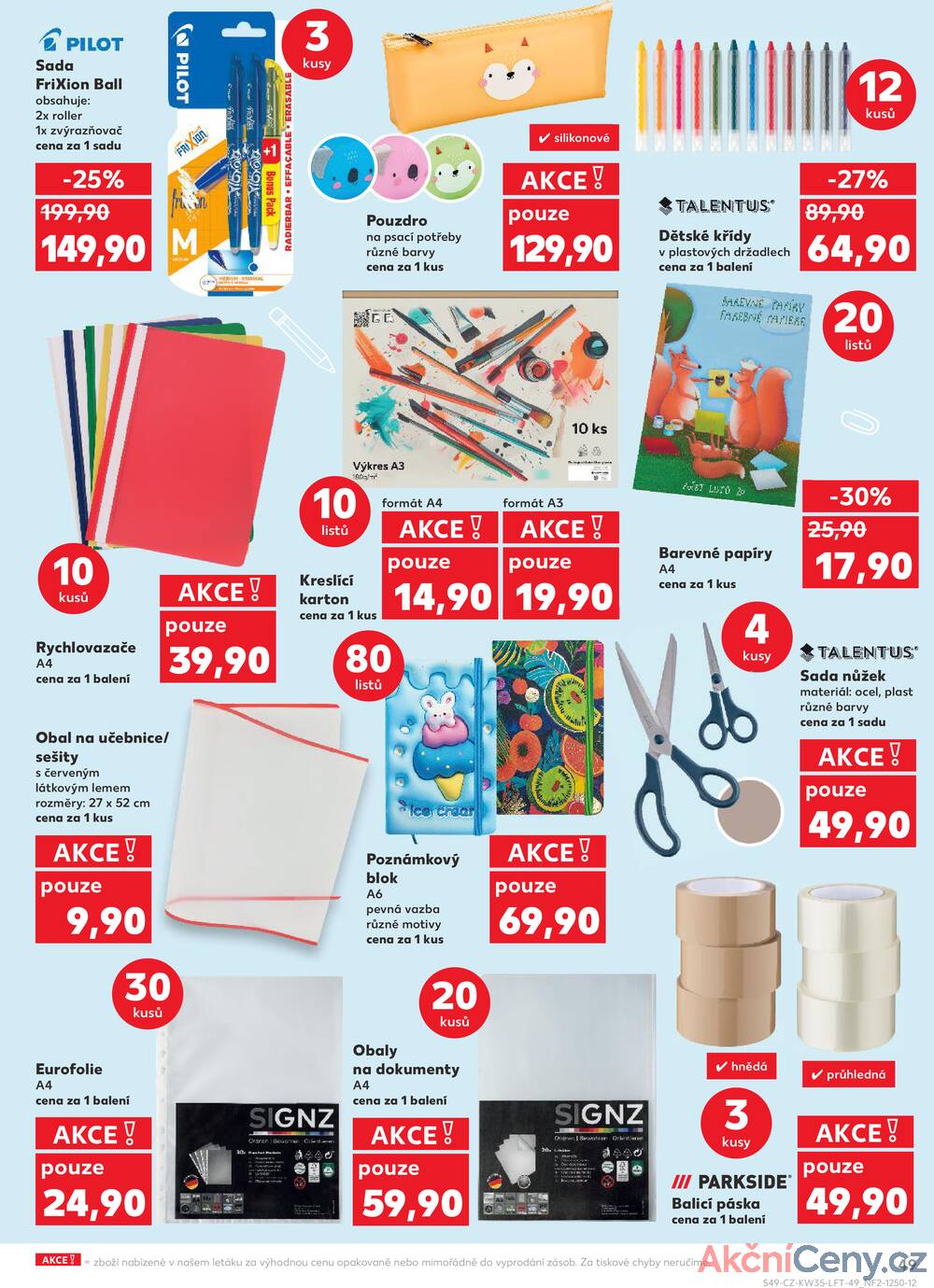 Leták Kaufland - Kaufland 27.8. - 2.9. - Kaufland - Zlín ( OC Čepkov) - strana 49